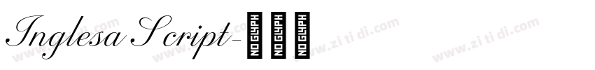 Inglesa Script字体转换 Inglesa Script字体转换